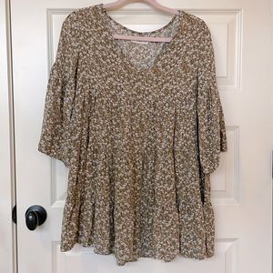 Natural Life Floral Baby Doll Dress